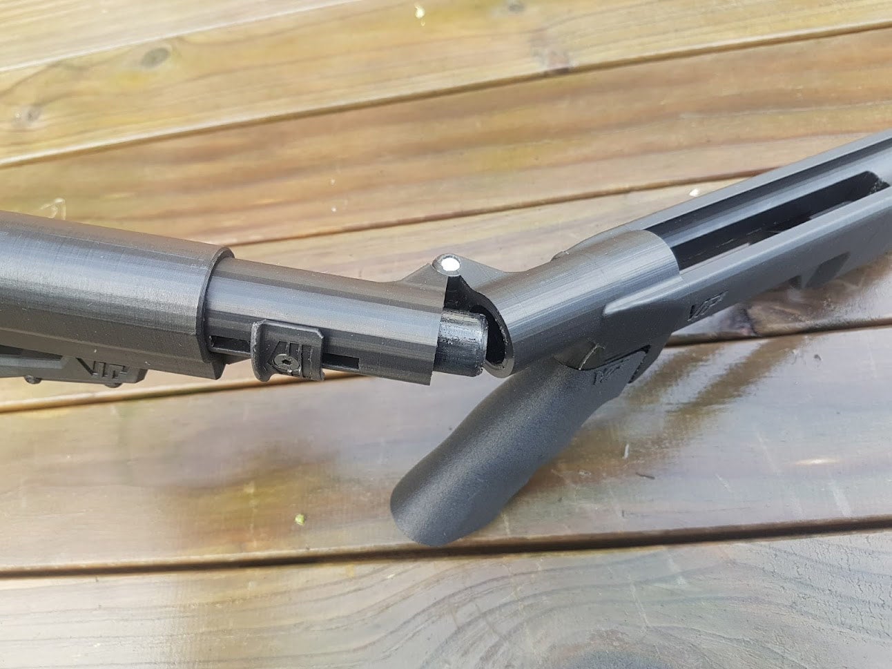 Chassis System side folding Buffer tube upgrade Victory Through Precision